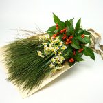大王松を使用したお正月用花束